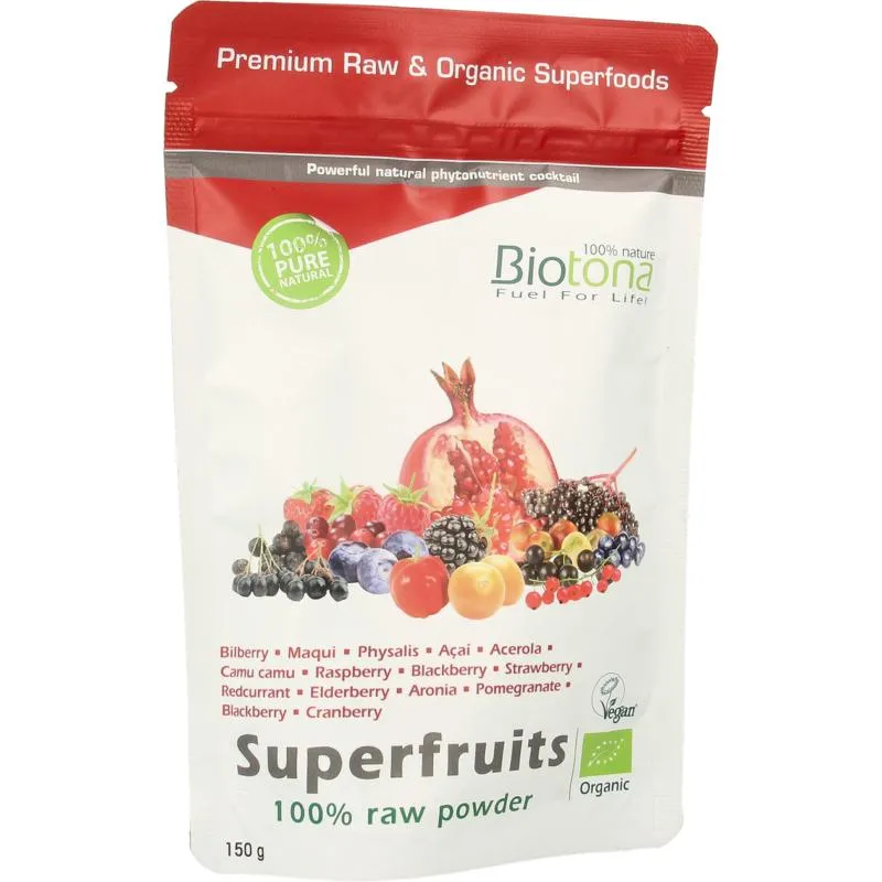Biotona Superfruits Raw Powder Bio (150 gr)