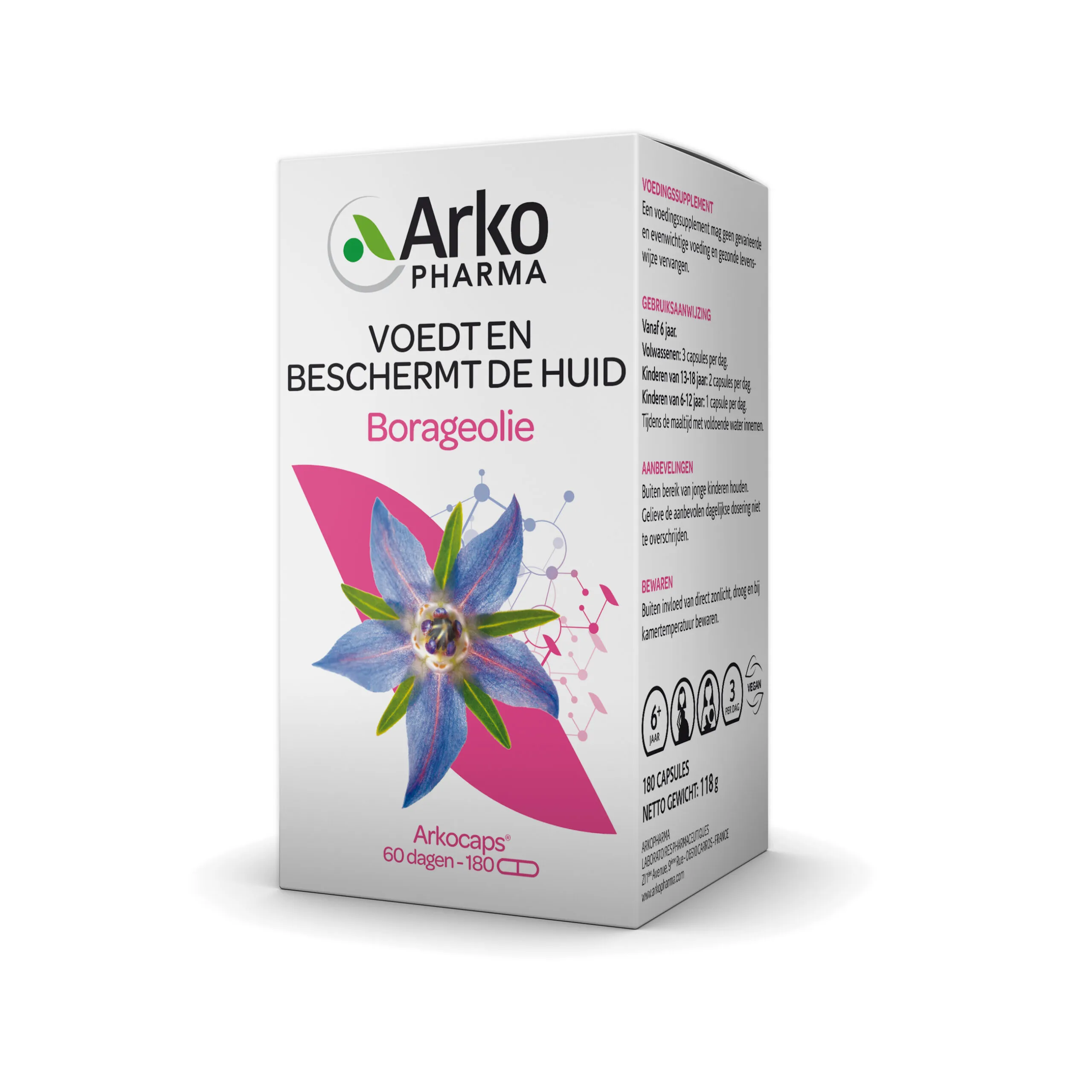 Arkocaps Borage Olie (180 capsules)