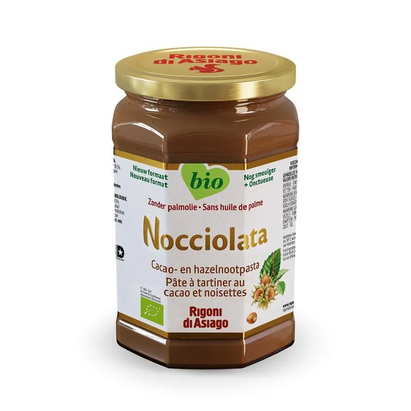 Nocciolata Chocolade Hazelnootpasta Bio (650 gr)