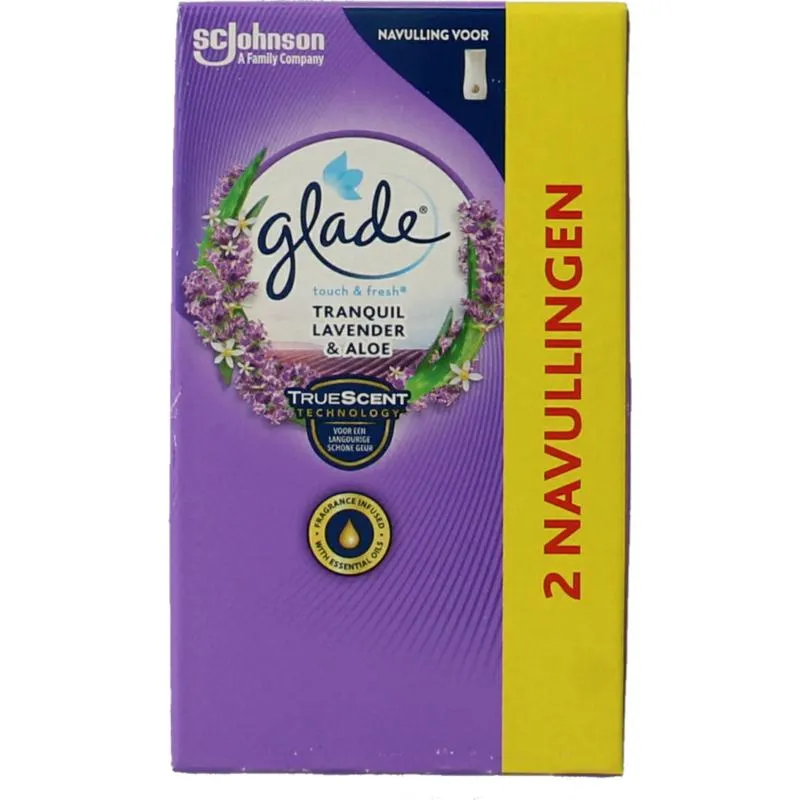 Glade Touch & Fresh Navul Duo Lavend El / Aloe (2 X 10 ml)