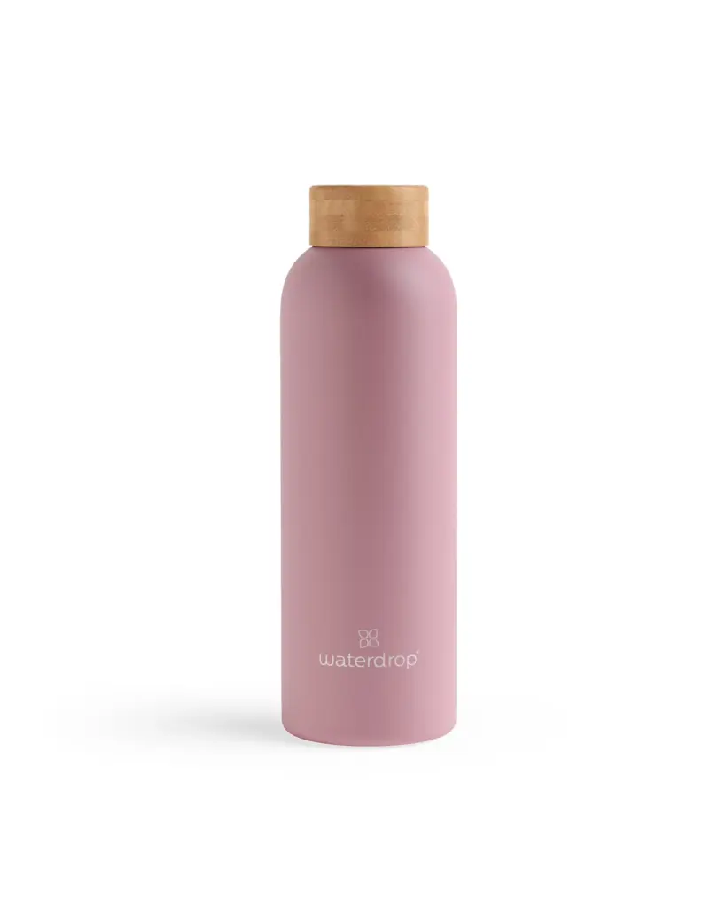 Waterdrop Drinkfles Roestvrijstaal Pastel Pink Matt (600 ml)