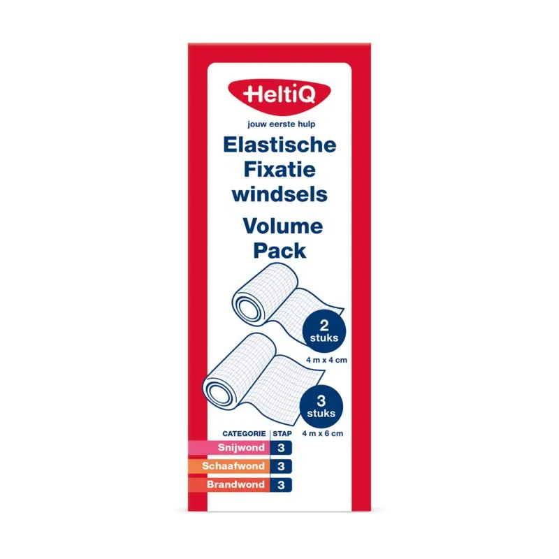 Heltiq Elastische Fixatiewindsels Vol Ume Pack (5 stuks)