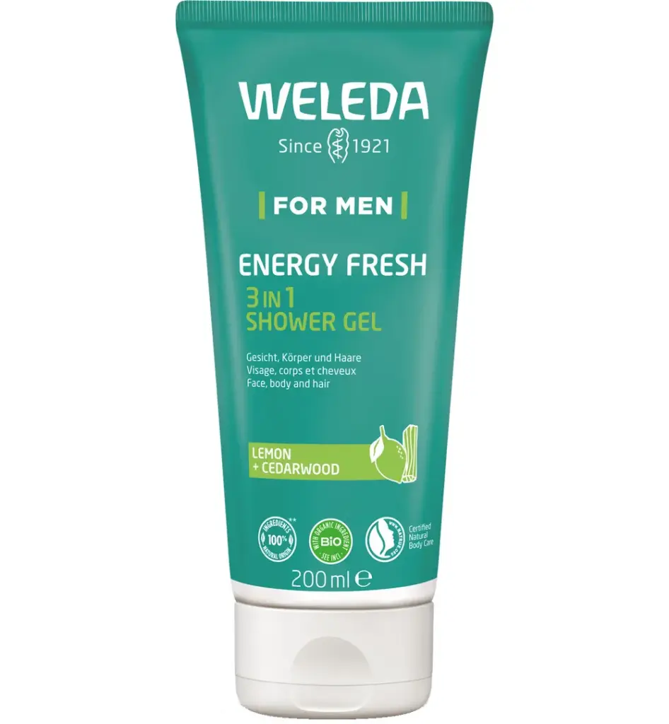 WELEDA Men energy fresh douchegel 2 in 1 (200 ml)