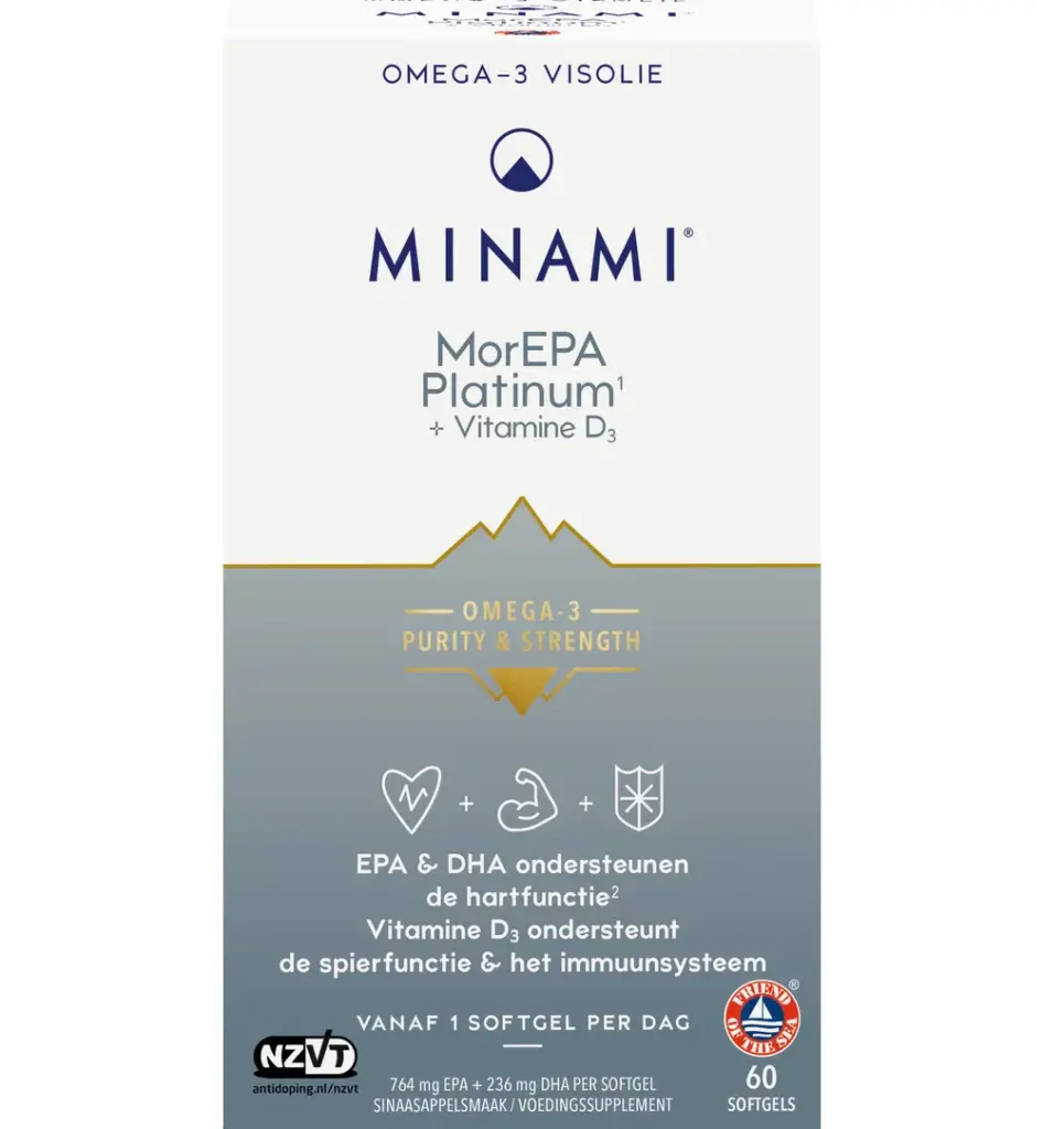 Minami Morepa Platinum + Vit.D3 (60 softgels)