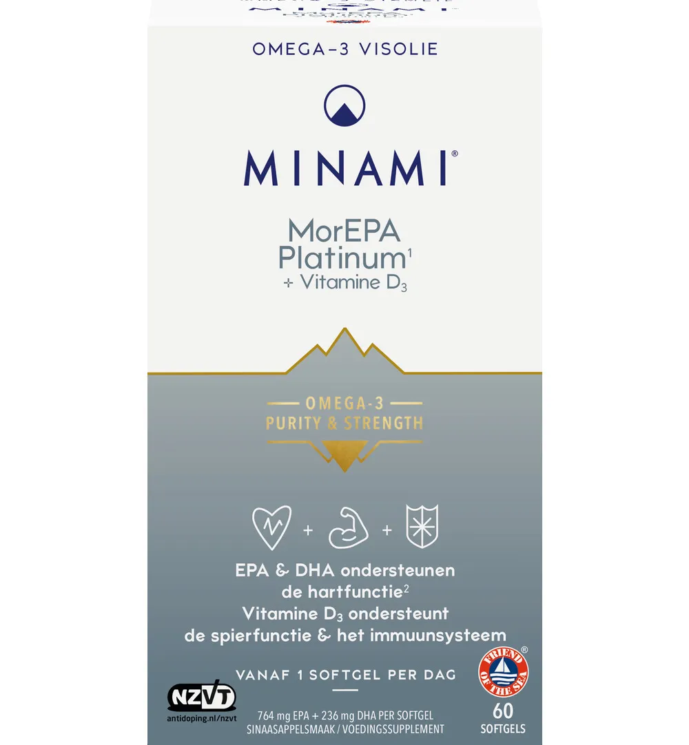 Minami Morepa Platinum + Vit.D3 (60 softgels)