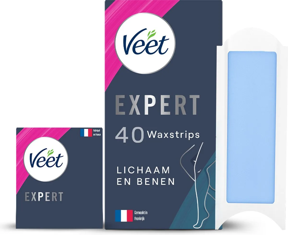 Veet Expert koude waxstrips been sensitive (40 stuks)