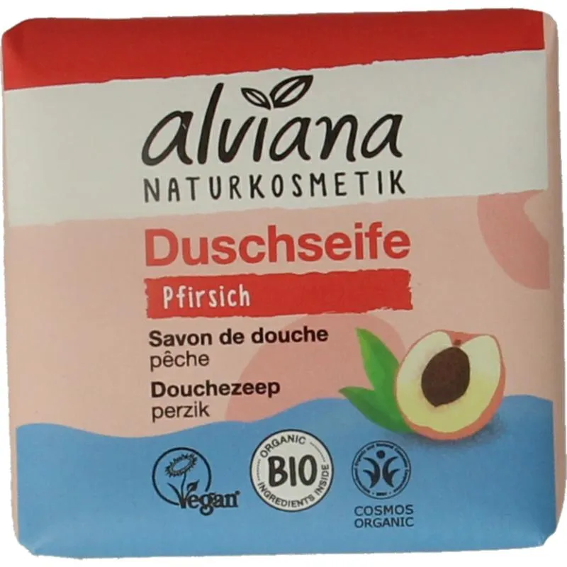 Alviana Douchezeep Bodywash Bar Perzik (100 gr)