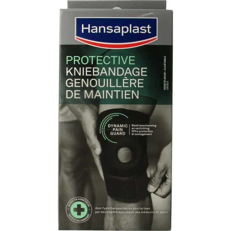 Hansaplast Sport kniebandage verstelbaar (1 stuk)