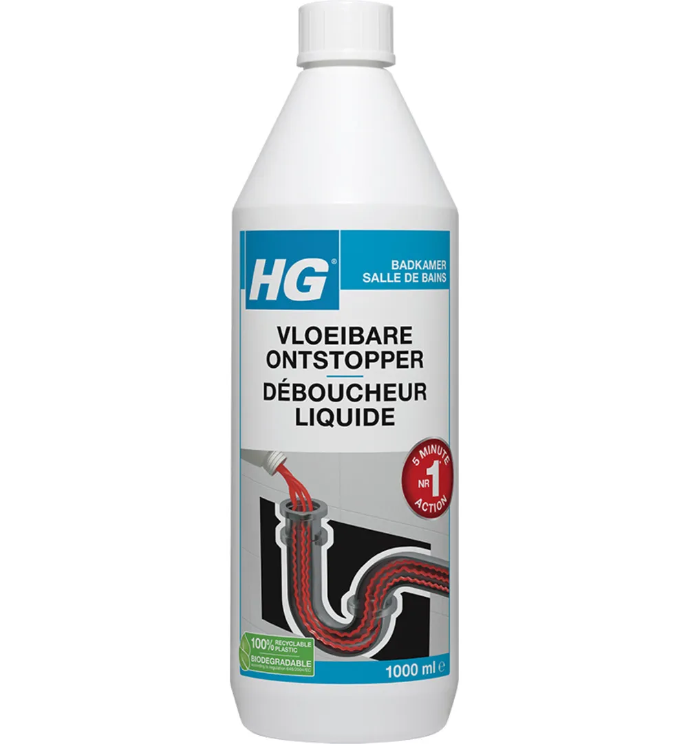 HG Vloeibare Ontstopper (1000 ml)