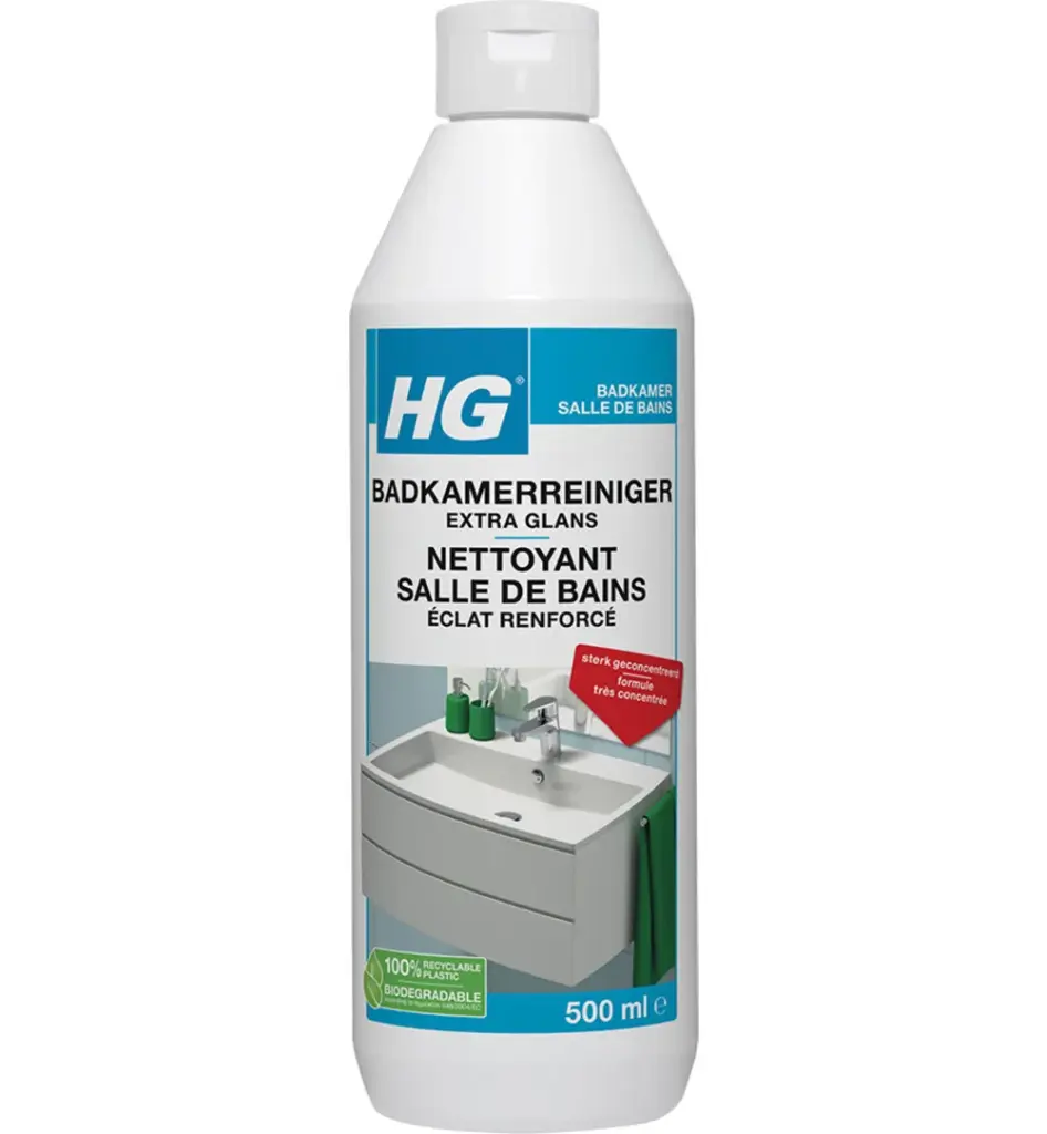 HG Badkamerreiniger Extra Glans (500 ml)