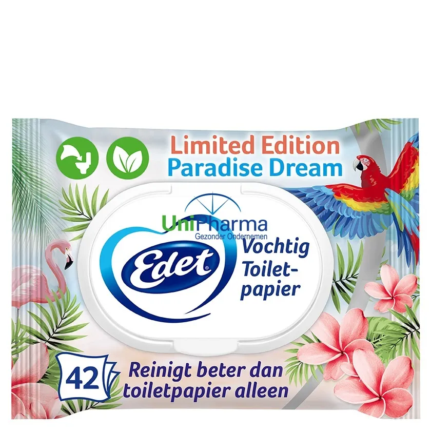 Edet Vochtig toiletpapier paradise dream (42 stuks)