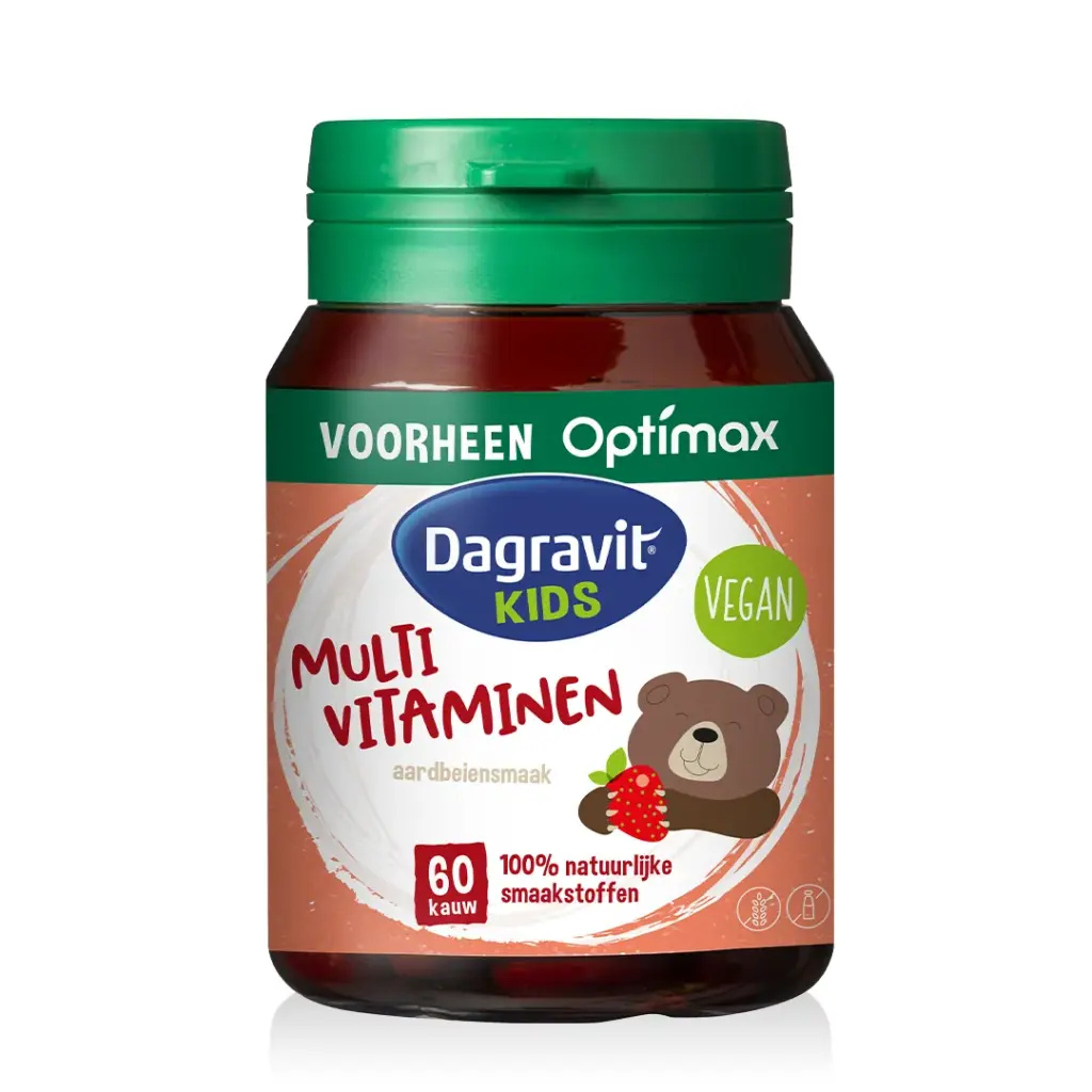 Dagravit Natural Kids Multivitaminen (60 kauwtabletten)