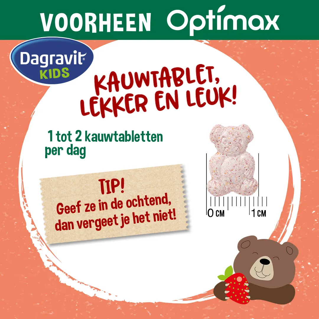Dagravit Natural Kids Multivitaminen (60 kauwtabletten) - image 3