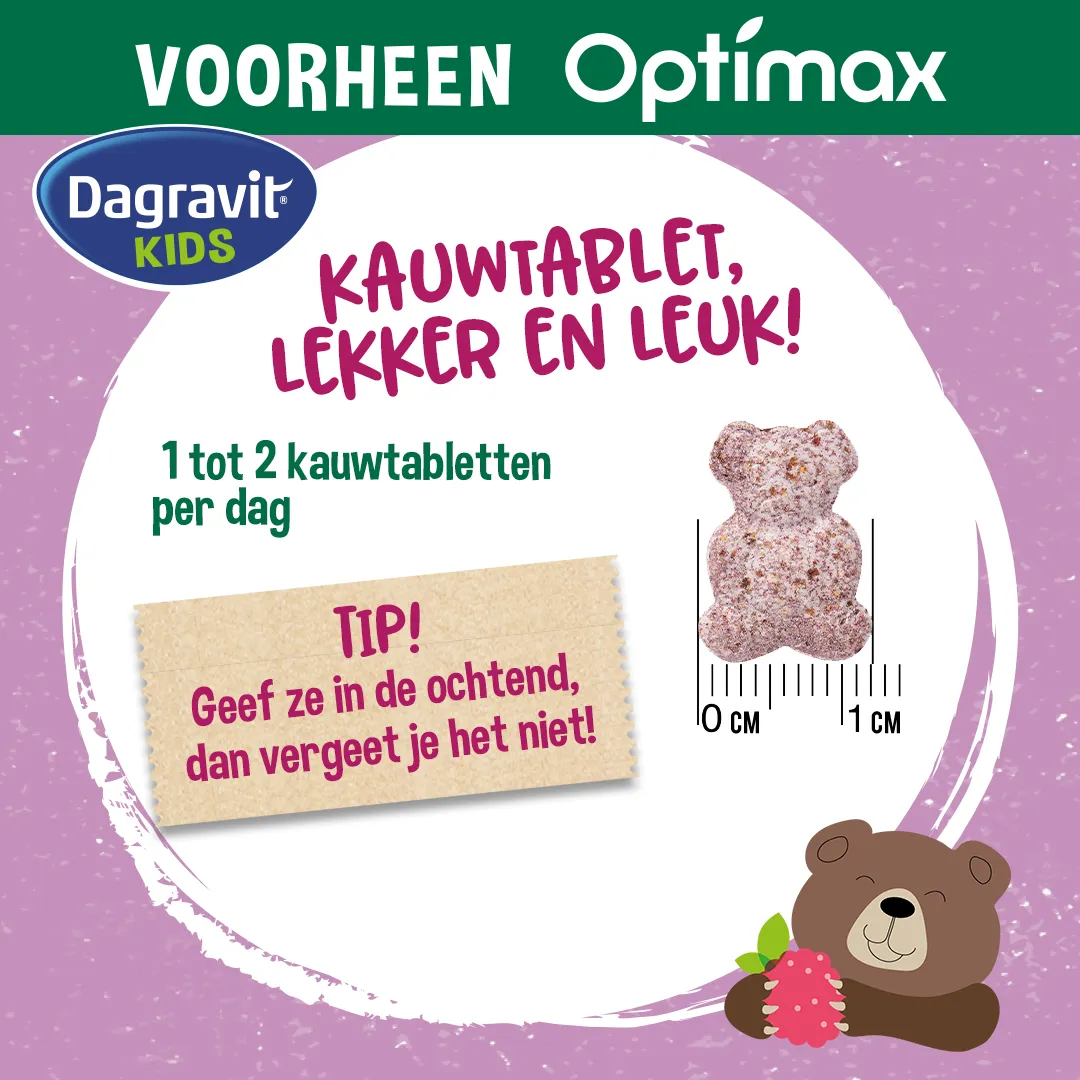 Dagravit Natural Kids Extra Multi (60 kauwtabletten) - image 3
