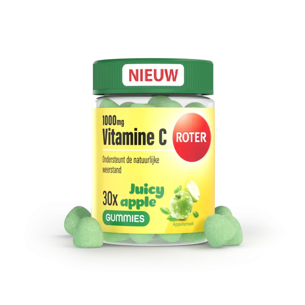 Roter Vitamine C 1000 mg Juicy Apple (30 gummies)