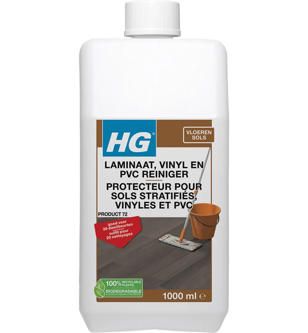 HG Laminaat, Vinyl En Pvc Reiniger (1000 ml)