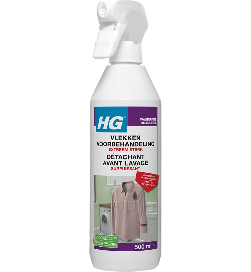 HG Vlekken Voorbehandeling Extra Sterk (500 ml)