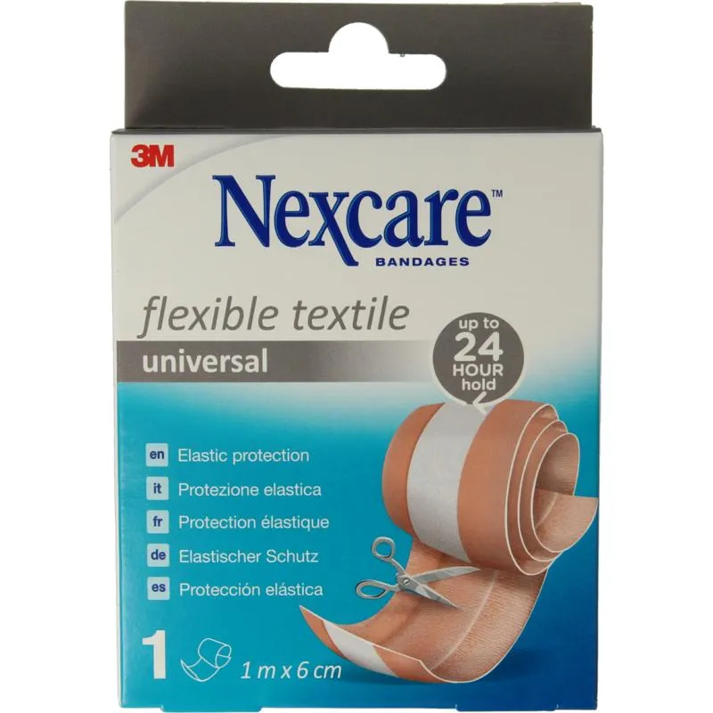 Nexcare Textile Flexible 1Mx6 Cm (1 stuk)