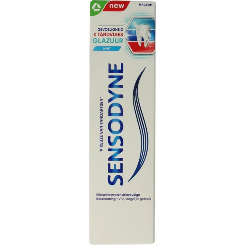 Sensodyne Tandpasta sensitivity, gum & g lazuur (75 ml)