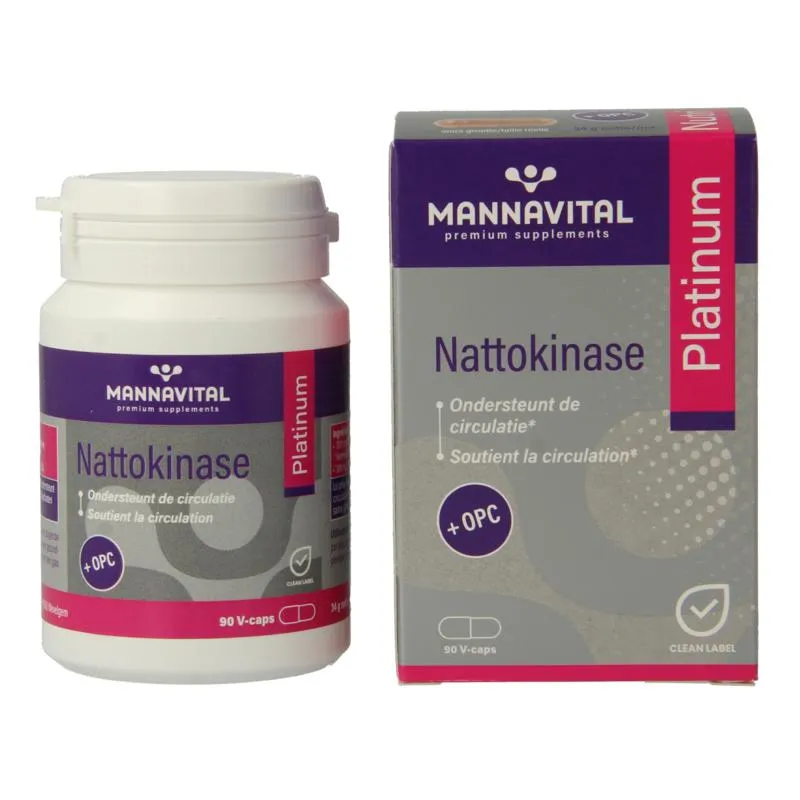 Mannavital Nattokinase Platinum (90 capsules)