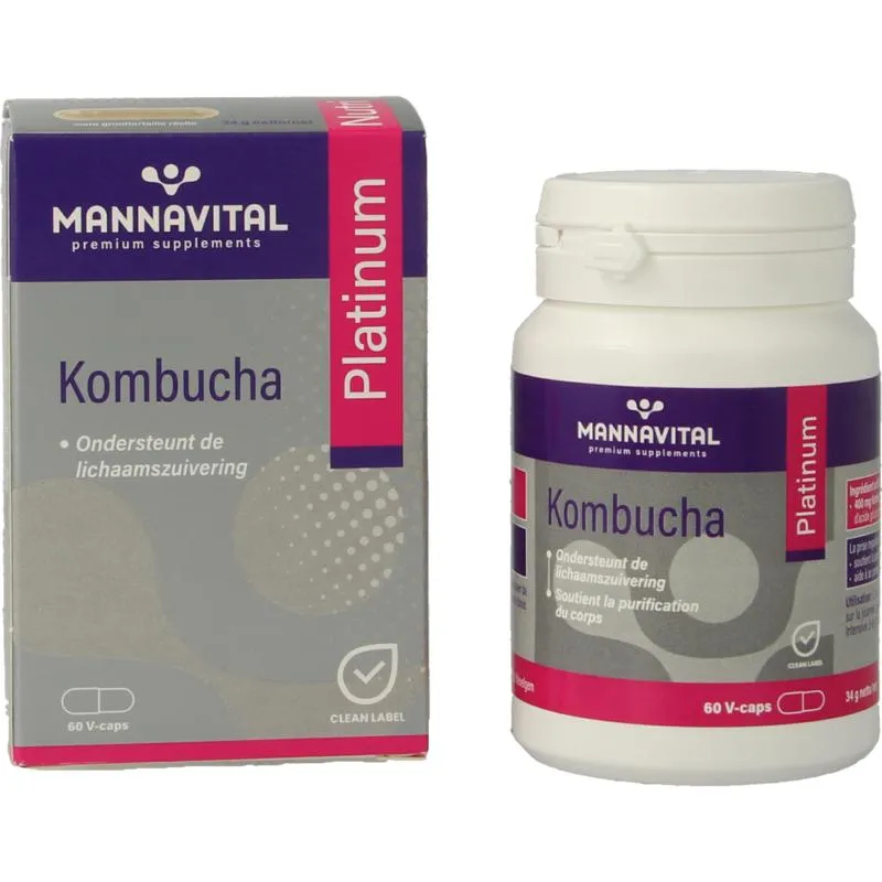 Mannavital Kombucha Platinum (60 capsules)