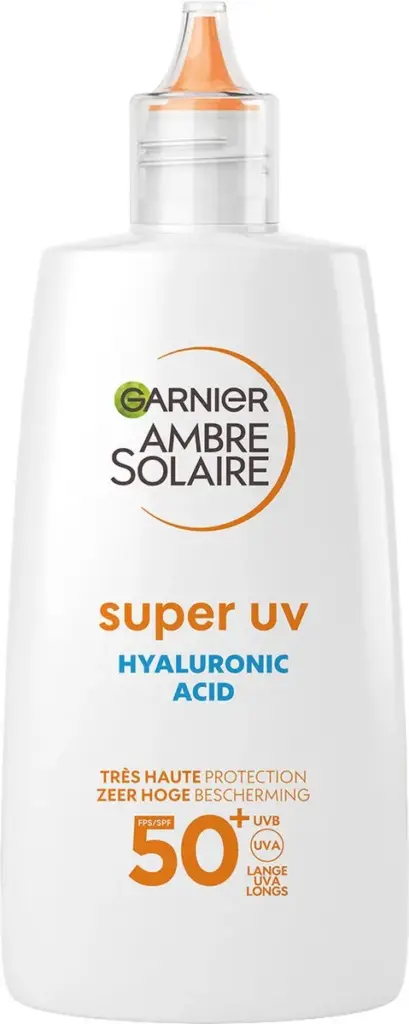 Garnier Ambre Solaire Fluid Hyaluronzuur Super Uv SPF 50+ (40 ml)