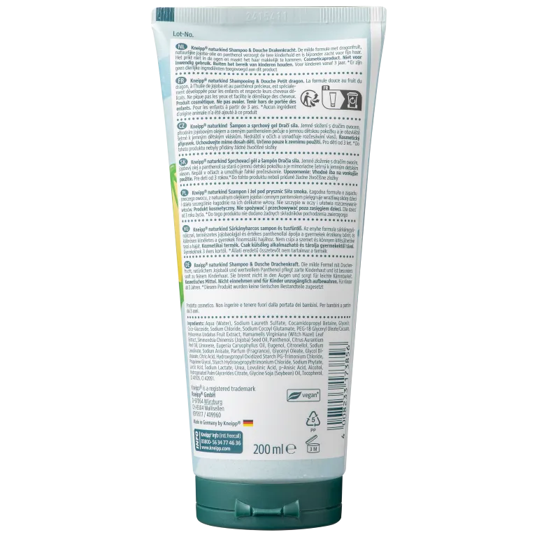 Kneipp Kids shampoo/douche drakenkracht (200 ml)