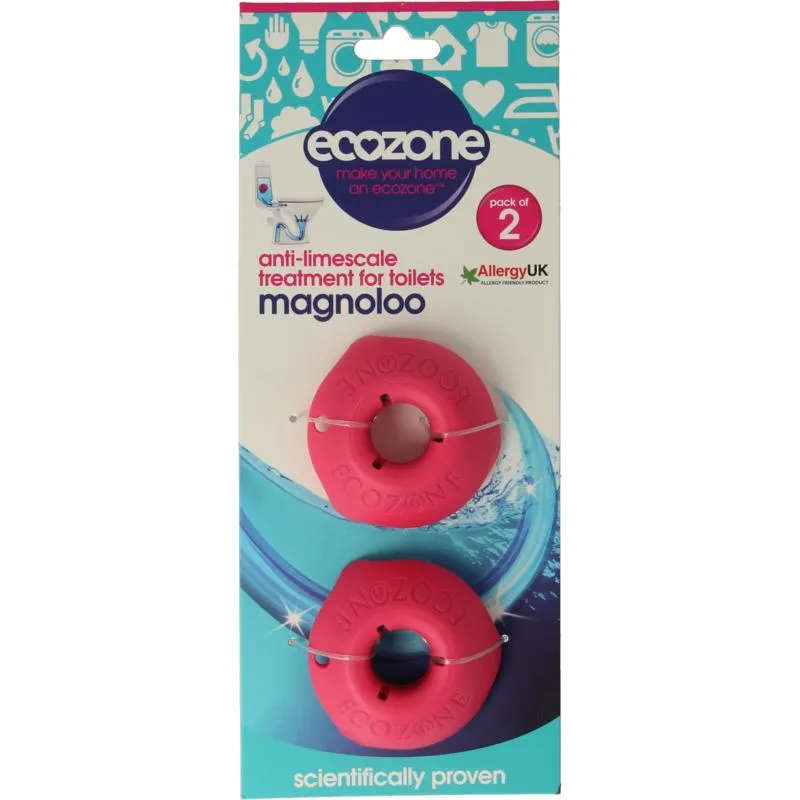 Ecozone Toiletontkalker magnoloo (2 stuks)