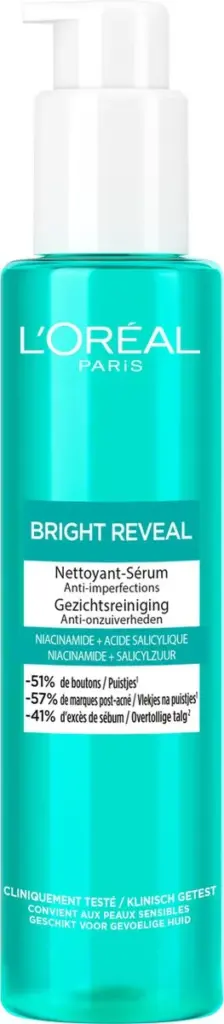L'Oréal Bright reveal dark spot reiniging (150 ml)