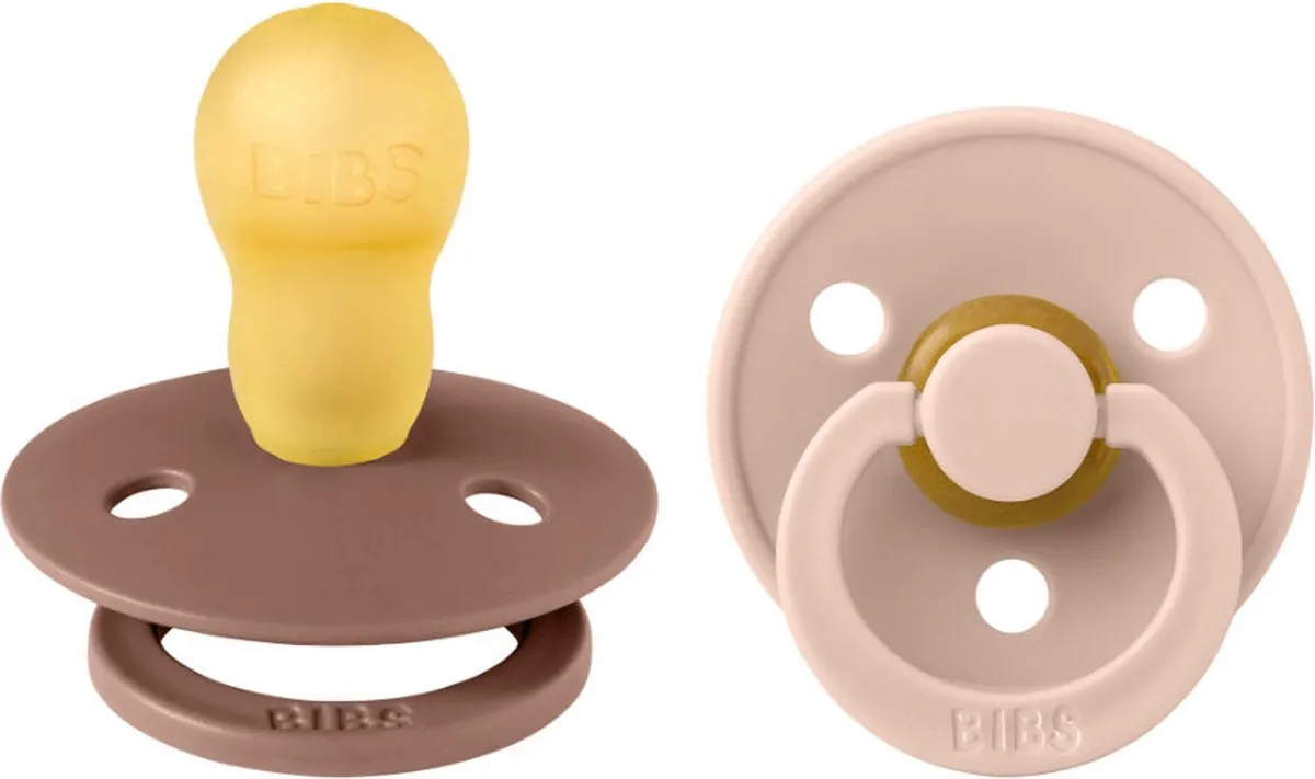 Bibs Fopspeen maat 3 woodchuck blush (2 stuks)