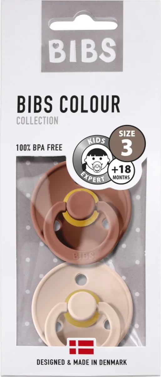 Bibs Fopspeen maat 3 woodchuck blush (2 stuks) - image 2