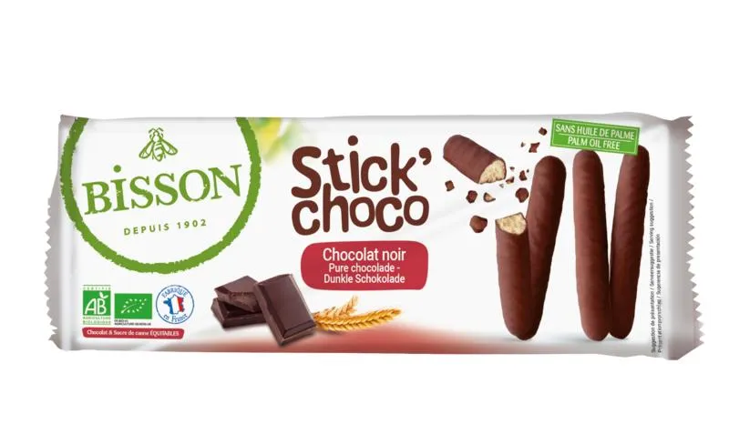 Bisson Stick Choco Pure Chocolade Bio (130 gr)