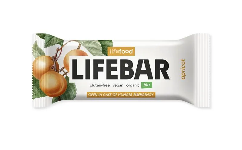 Lifefood Lifebar Abrikoos Bio Raw (40 gr)