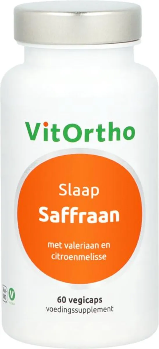 Vitortho Saffraan Slaap (60 vega capsules)
