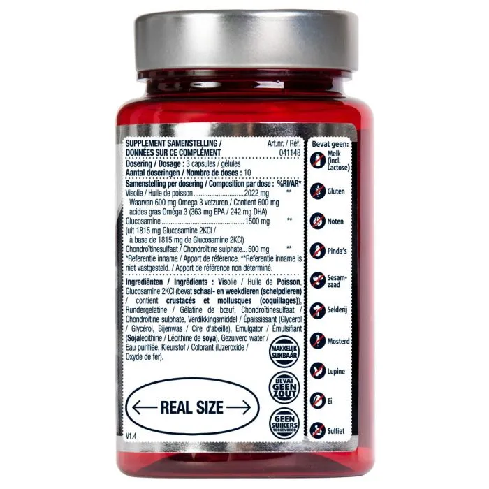 Lucovitaal Glucosamine Chondroïtine Visolie (120 capsules)