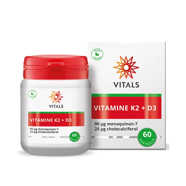 Vitals Vitamine K2 + D3 (60 softgels) - image 2