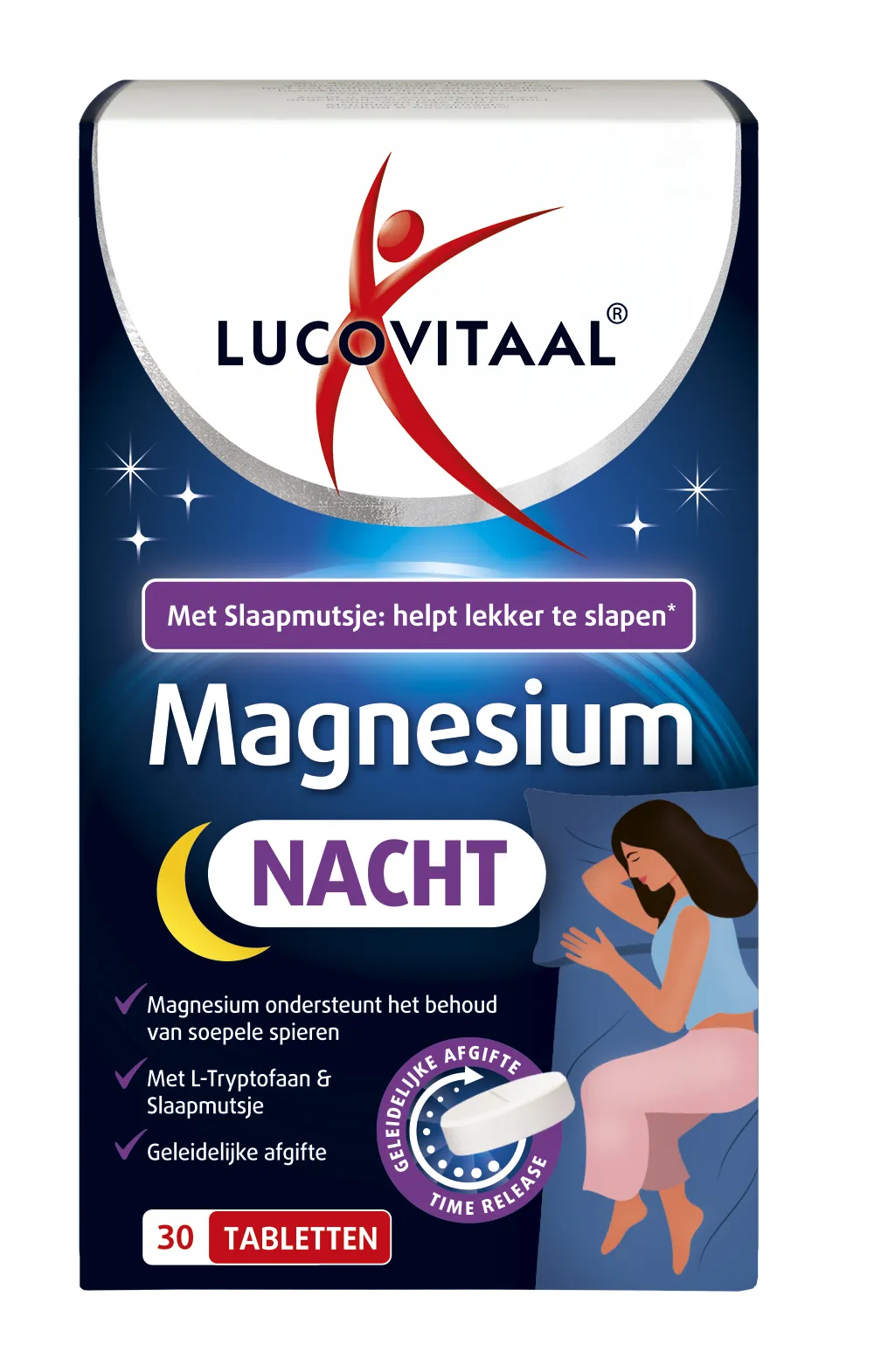 Lucovitaal Magnesium Nacht (30 tabletten)