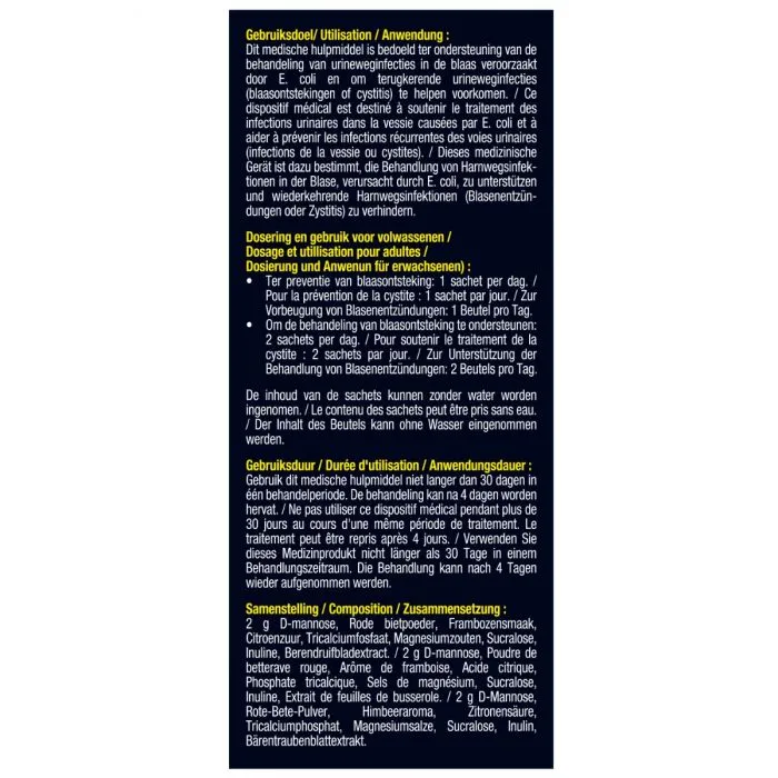 Lucovitaal Blaasontsteking D-mannose Direct (6 sachets)