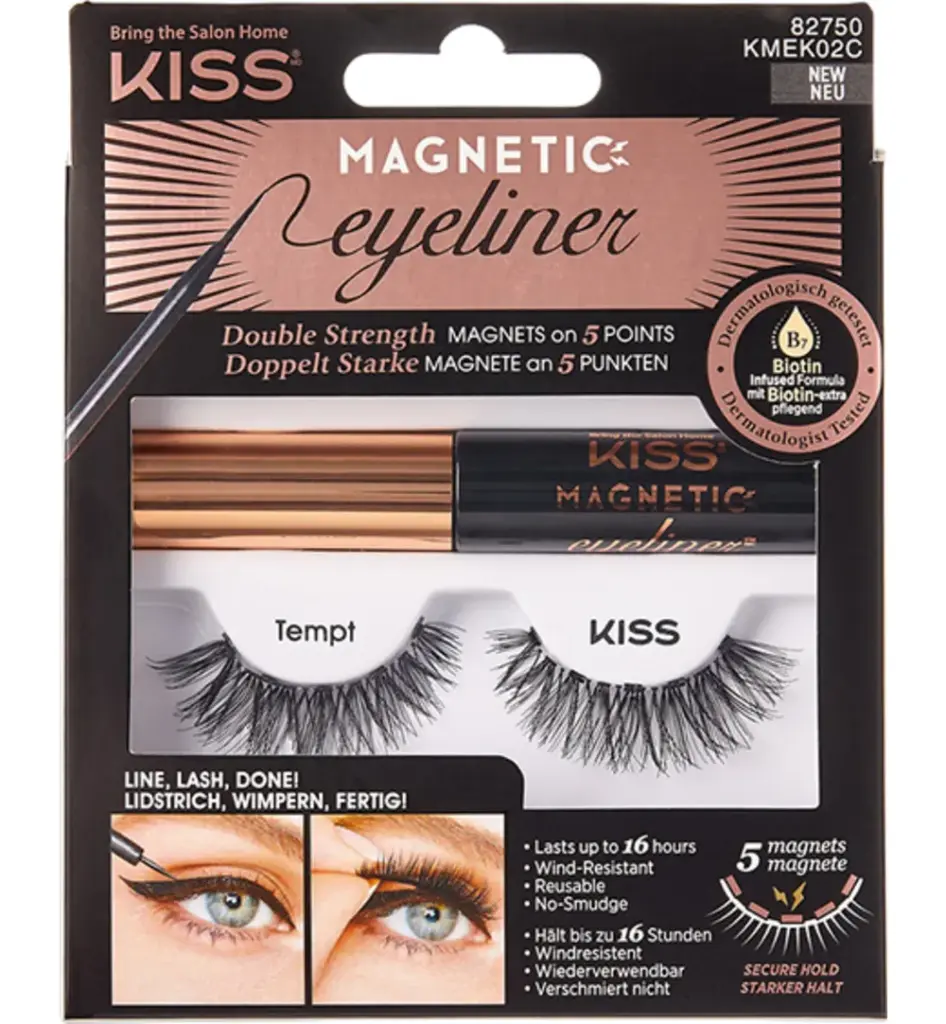 Kiss Magnetic eyeliner&lash kit 02 (1 set)