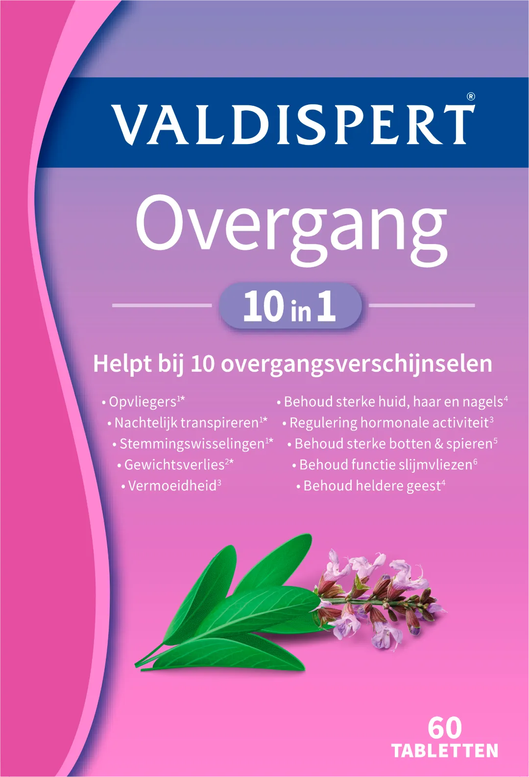 Valdispert Overgang 10 in 1 (60 capsules)