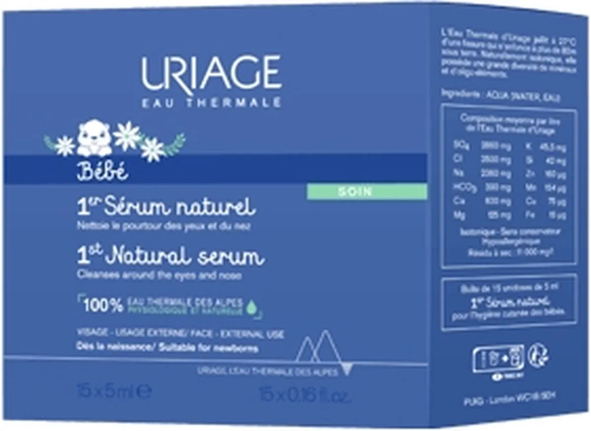 Uriage Bebe 1er serum naturel unidose (15 ml)