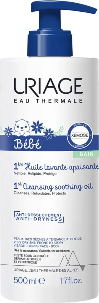 Uriage Bebe 1ere huile lavante apaisante (500 ml)