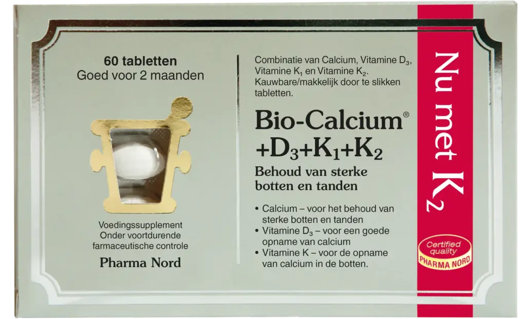 Pharma Nord Bio Calcium & D3 & K1 & K2 (60 tabletten)