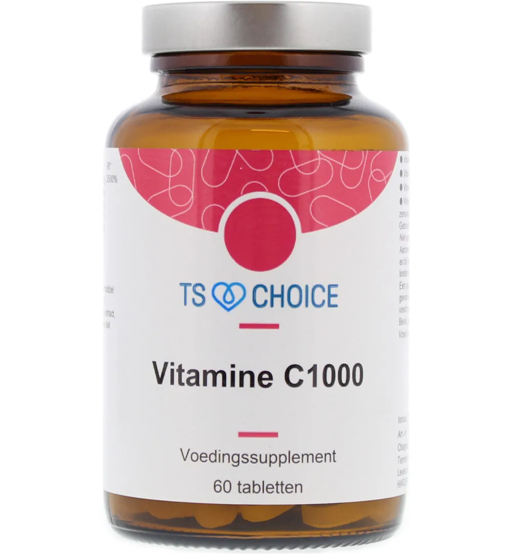 TS Choice Vitamine C 1000 mg & bioflavonoiden (60 tabletten)