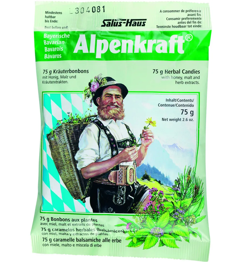 Salus Alpenkraft bonbons (75 gr)