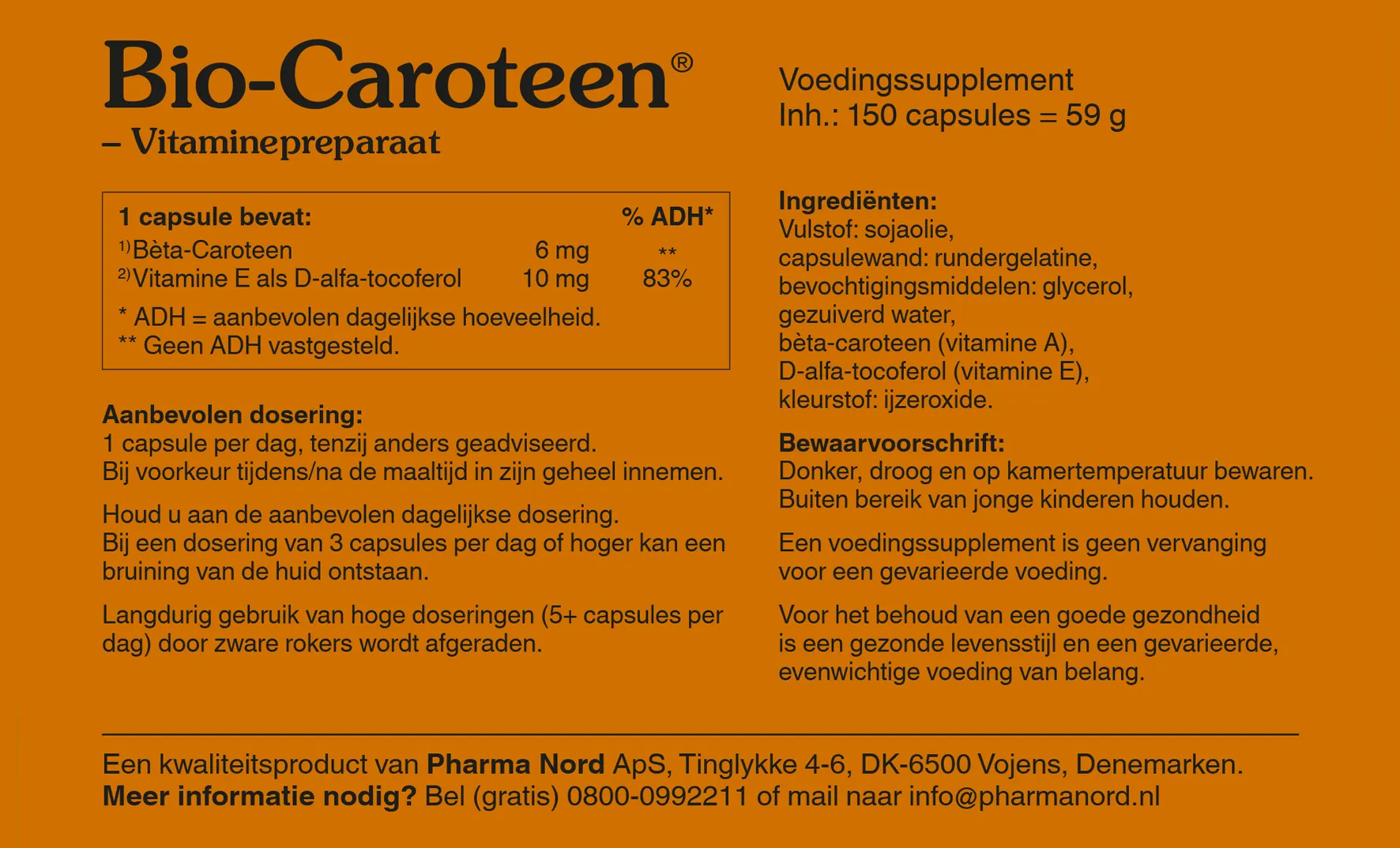 Pharma Nord Bio Caroteen (150 capsules)