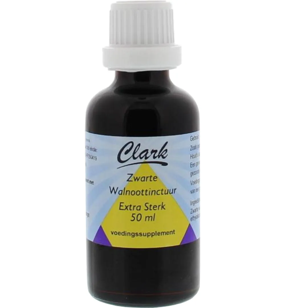 Clark Zwarte walnoottinctuur extra sterk (50 ml)