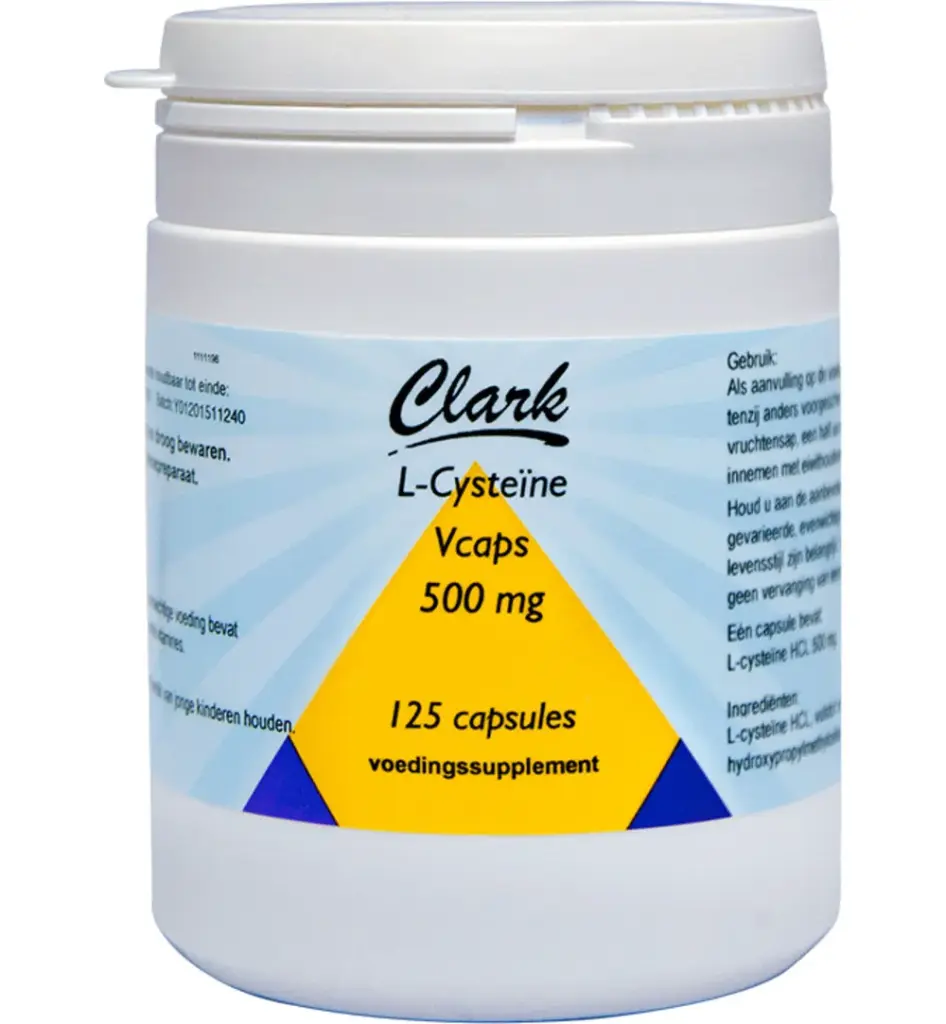 Clark L-Cysteine 500mg (125 vega capsules)