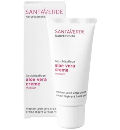 Santaverde Aloe vera dag/nachtcreme medium (30 ml)