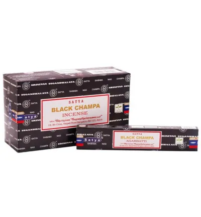 Nag Champa Wierook Satya Black Champa (15 gr)